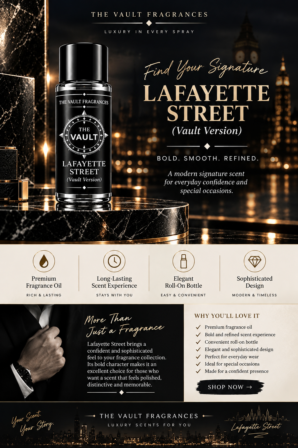 Lafayette Street (Vault Version) Bold. Smooth. Refined.